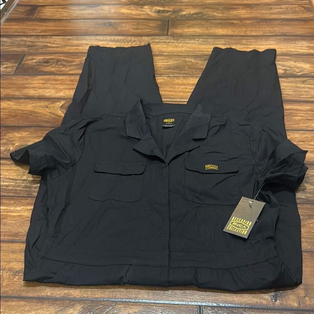 RVCA Black Casual Jumpsuit